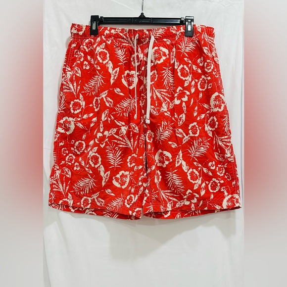 Polo Sport Swim Trunks Mens Sz L Ralph Lauren Tropical‎ Hawaiian Floral Read - Picture 1 of 9